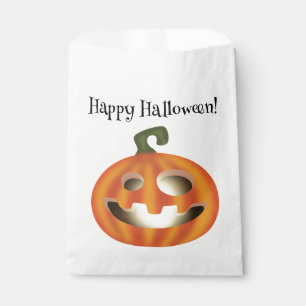 Trick or treat Halloween pumpkin candy bag