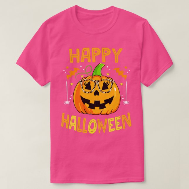 Trick Or Treat Halloween Pumpkin Happy Halloween 2 T-Shirt (Design Front)