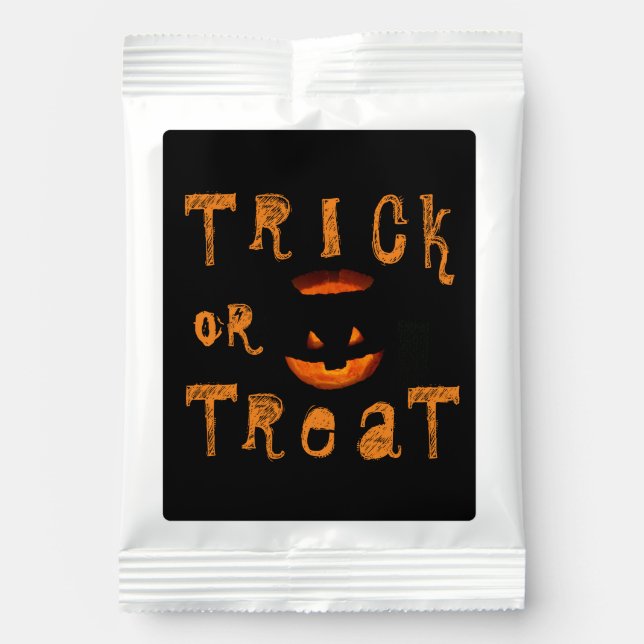 Trick or Treat Halloween Pumpkin Hot Chocolate Drink Mix (Front)