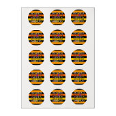 Trick or Treat Halloween Rhyme Edible Frosting Rounds (Sheet)