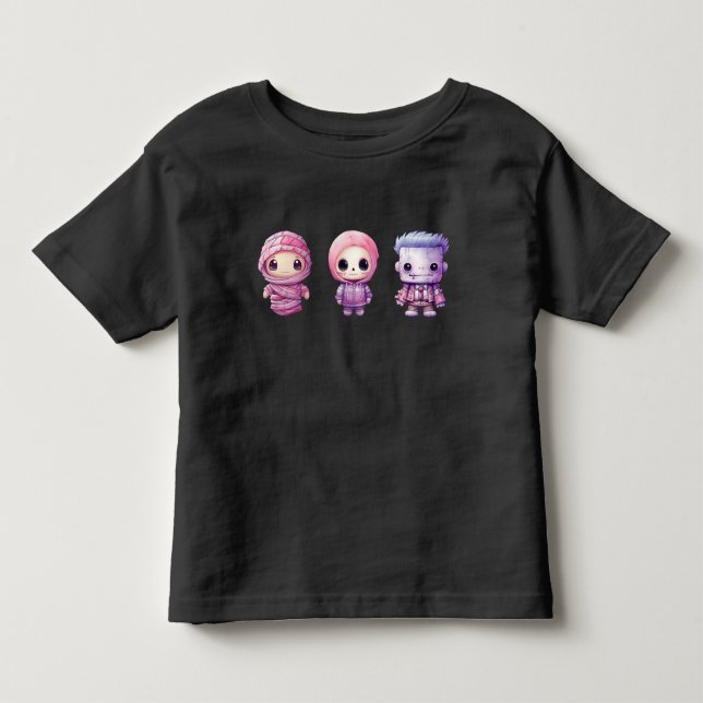 Trick or Treat! Halloween shirt; kids costumes Toddler T-shirt (Front)