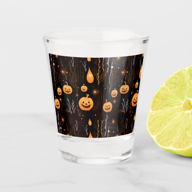 Trick or Treat Halloween Shot Glass (Front)