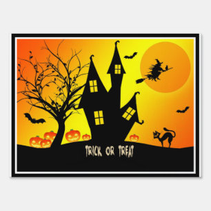 Trick or Treat, Halloween Sign