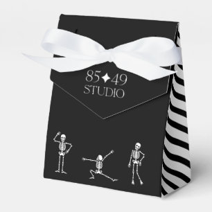 Trick or Treat Halloween Social Distancing Logo Favor Boxes