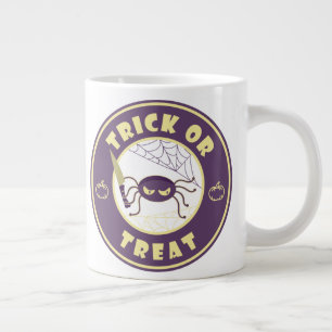 Trick or treat halloween spider Starbucks style M Giant Coffee Mug