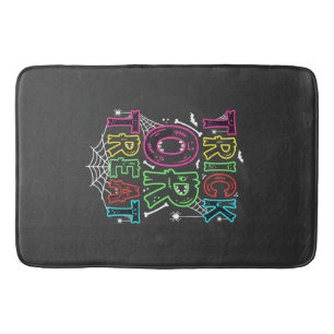 Trick or Treat Halloween Spider Web Design_1 Bath Mat