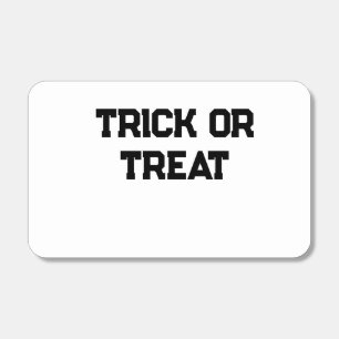 Trick or. Treat Halloween spooky black simple mini Matchboxes