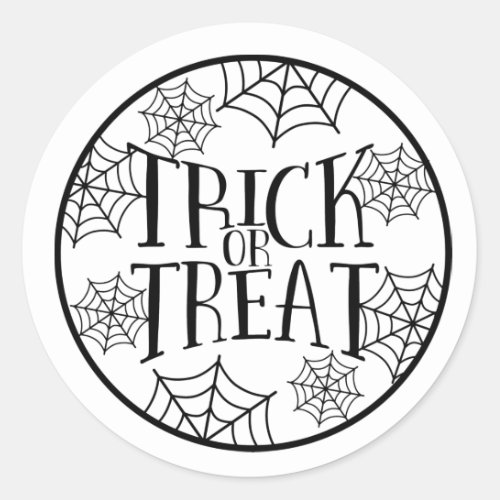 Trick or Treat Halloween Sticker