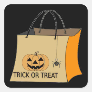 Trick or Treat Halloween Sticker