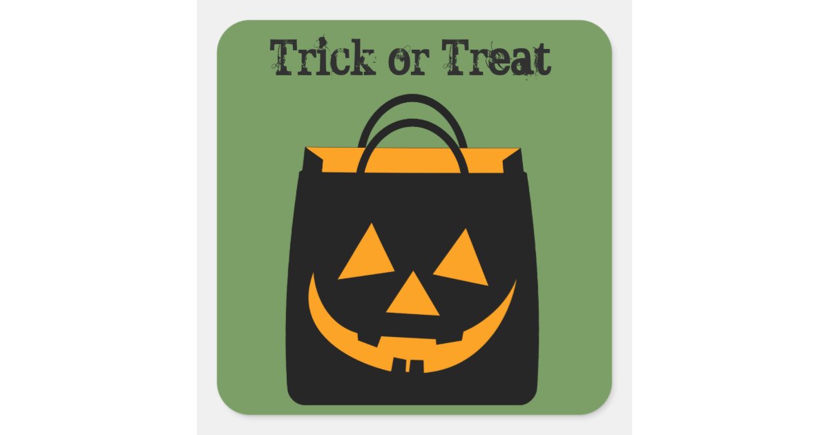 Trick Or Treat Halloween Sticker for iOS & Android