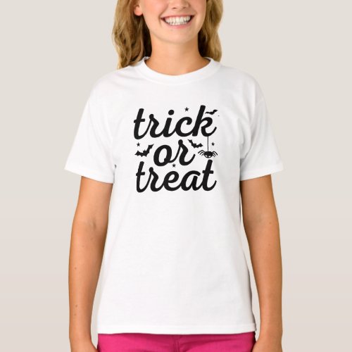 Trick Or Treat Halloween T_Shirt