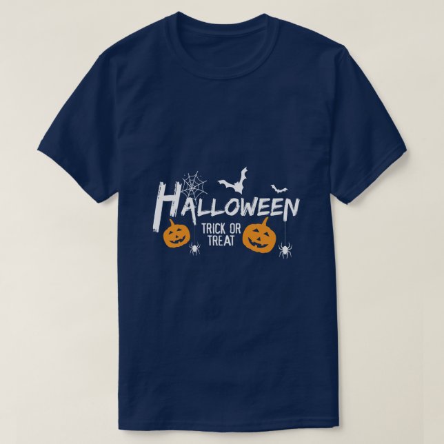 Trick or Treat Halloween T-Shirt (Design Front)