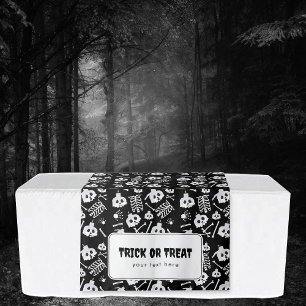 Trick or Treat Halloween Table Hanging Banner Tapestry