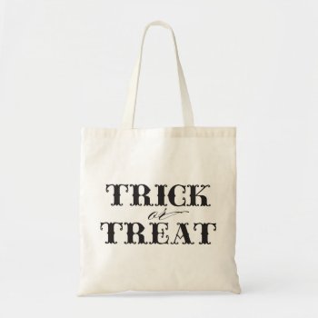 Trick Or Treat Halloween Tote by ericar70 at Zazzle