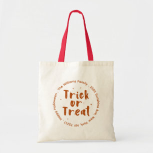 Trick Or Treat Halloween Tote Bag