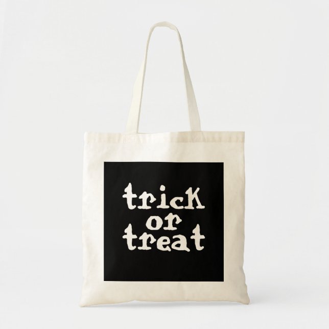 Trick Or Treat Halloween Tote Bag (Front)