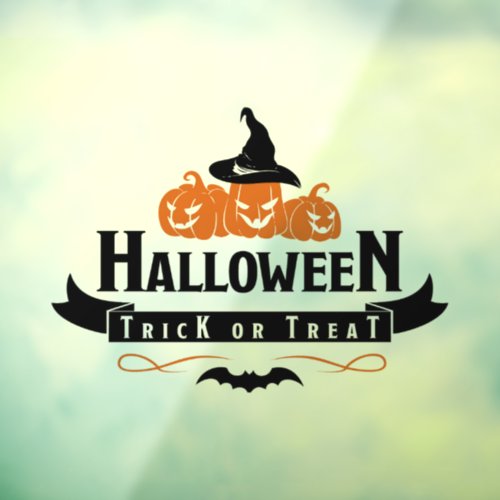 Trick or Treat Halloween Window Cling