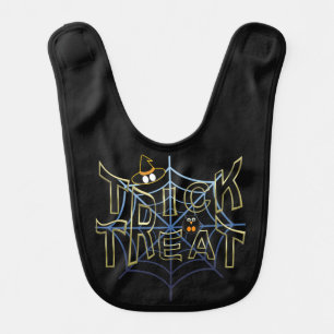 Trick-or-Treat-Haloween Baby Bib