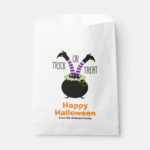 Trick or Treat Happy Halloween Favor Bag