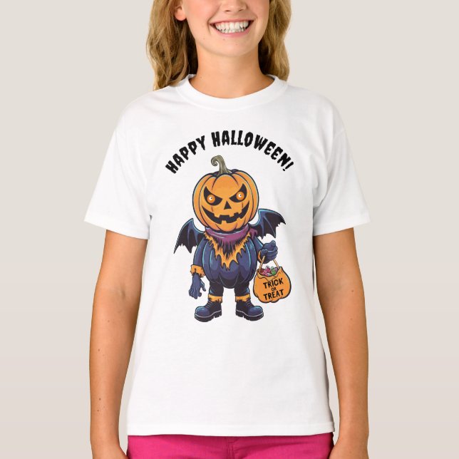 Trick or Treat | Happy Halloween T-Shirt (Front)