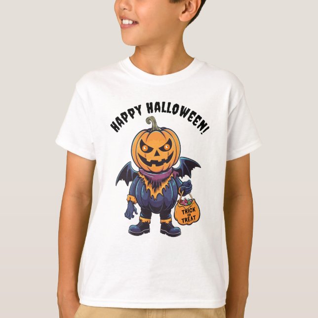 Trick or Treat | Happy Halloween T-Shirt (Front)