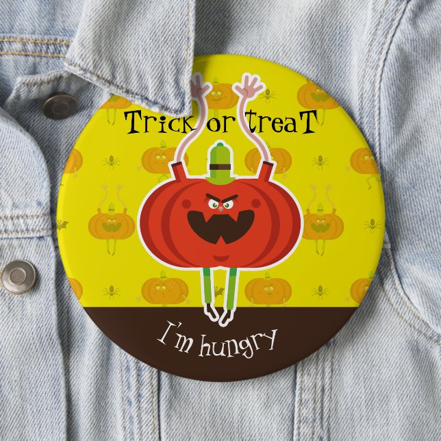 Trick or treat i'm hungry button (In Situ)