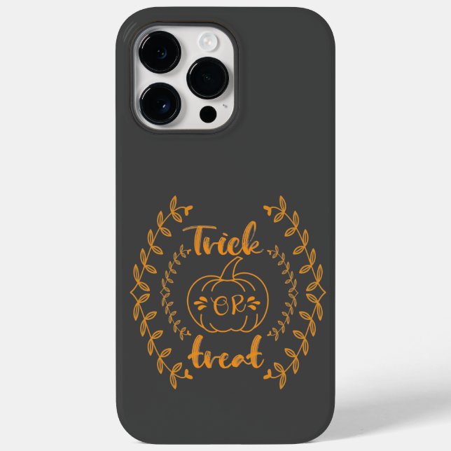 Trick or treat in plants frame  Case-Mate iPhone case (Back)