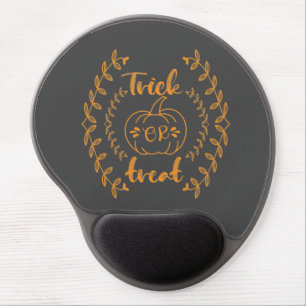 Trick or treat in plants frame  gel mouse pad