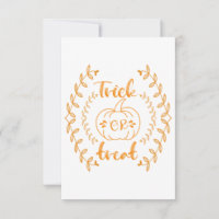 Trick or treat in plants frame 