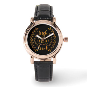 Trick or treat in plants frame watch