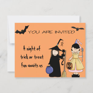 Trick Or Treat Invites