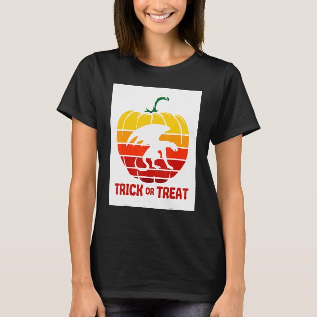 Trick Or Treat Jack O Lantern Halloween Costume Ha T-Shirt (Front)