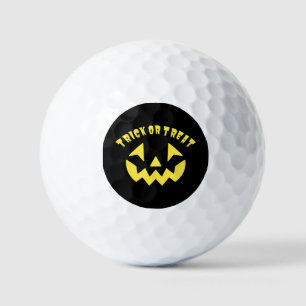Trick Or Treat Jack O'Lantern Halloween Golf Balls