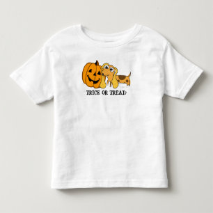 Trick Or Treat Kids Halloween Puppy T-Shirt 3