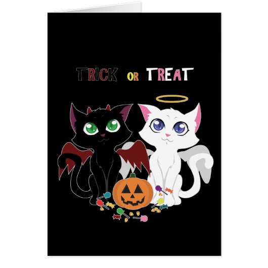 Trick or Treat Kittens Cards (Front)