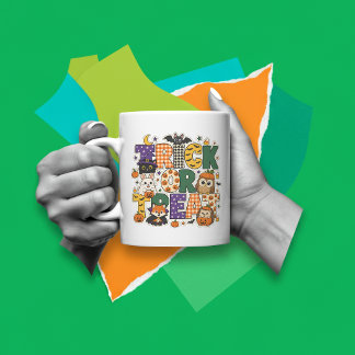 Trick Or Treat Letter Coffee Mug
