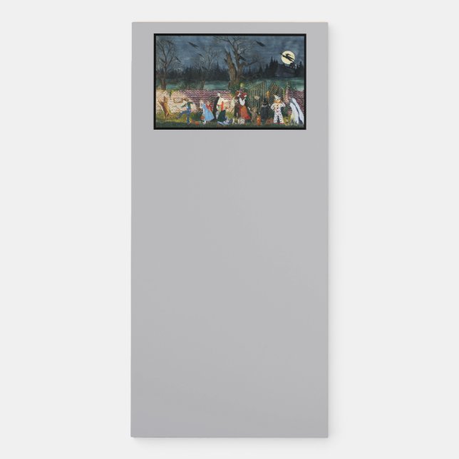 "Trick or Treat" Magnetic Notepad (Front)