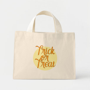 Trick or treat mini tote bag