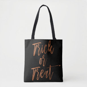 Trick or Treat Modern Halloween Candy Bag