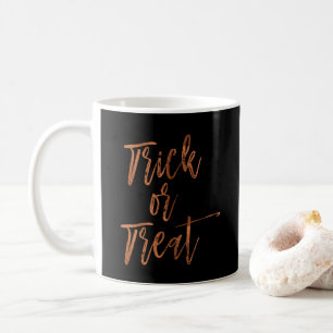 Trick or Treat Modern Halloween Coffee Cup