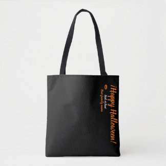 trick or treat,name personalized, happy halloween! tote bag