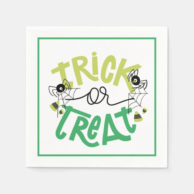 Trick or Treat Napkins (Front)