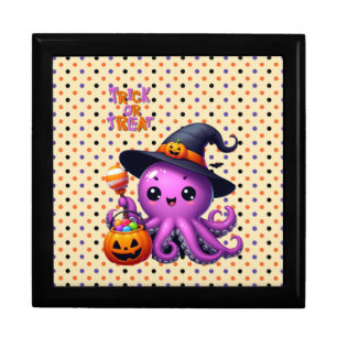 Trick or Treat Octopus Halloween Gift Box