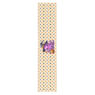 Trick or Treat Octopus Halloween Short Table Runner