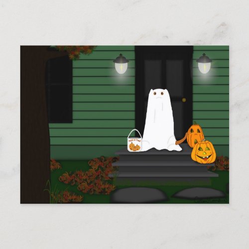 Trick Or Treat Oliver The Otter Postcard