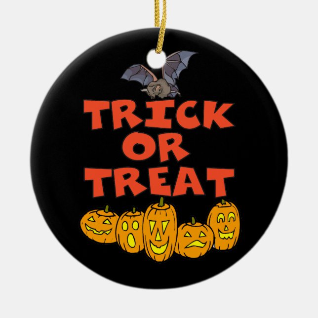 Trick Or Treat Ornament (Front)