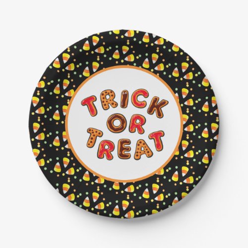 Trick or Treat Paper Plate