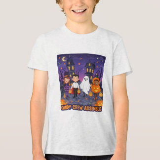 Trick or Treat Parade T-Shirt – Cute Halloween Tri-Blend Shirt