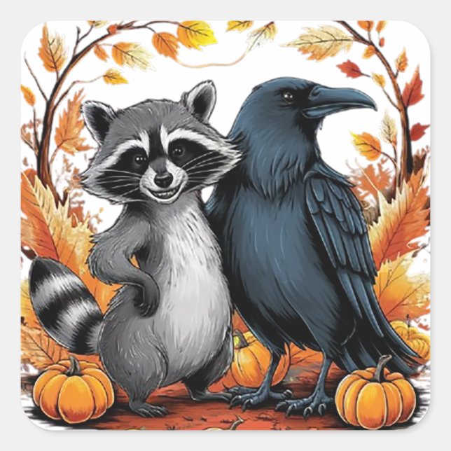 Trick or Treat Partners Square Sticker (Front)