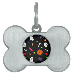 trick or treat pet tag